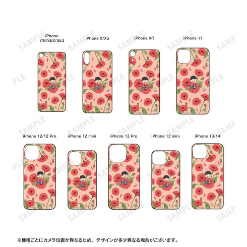 『おそ松さん』おそ松 Botania 角丸強化ガラスiPhoneケース